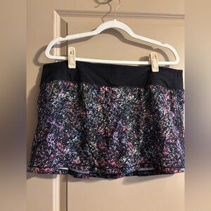 Lululemon Floral Active Tennis Skirt